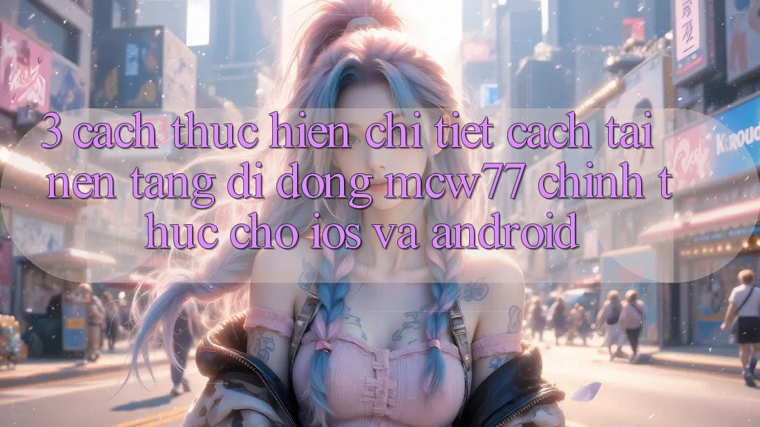 3. Cách thực hiện Chi Tiết Cách Tải Nền tảng di động MCW77 Chính Thức Cho iOS và Android
