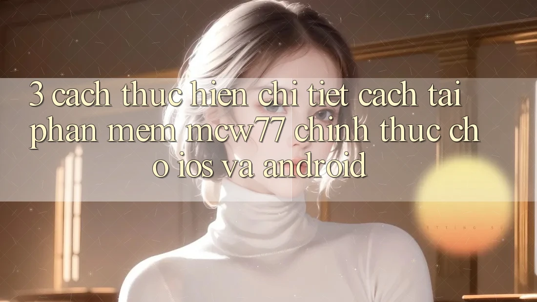 3. Cách thực hiện Chi Tiết Cách Tải Phần mềm MCW77 Chính Thức Cho iOS và Android