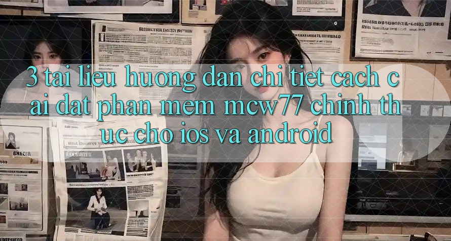 3. Tài liệu hướng dẫn Chi Tiết Cách Cài đặt Phần mềm MCW77 Chính Thức Cho iOS và Android
