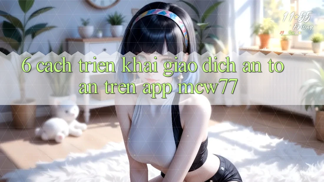 6. Cách triển khai Giao Dịch An Toàn Trên App MCW77 6. Cách triển khai Giao Dịch An Toàn Trên App MCW77