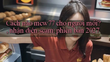 Cách nào mcw77 cho người mới, nhận diện scam phiên bản 2027
