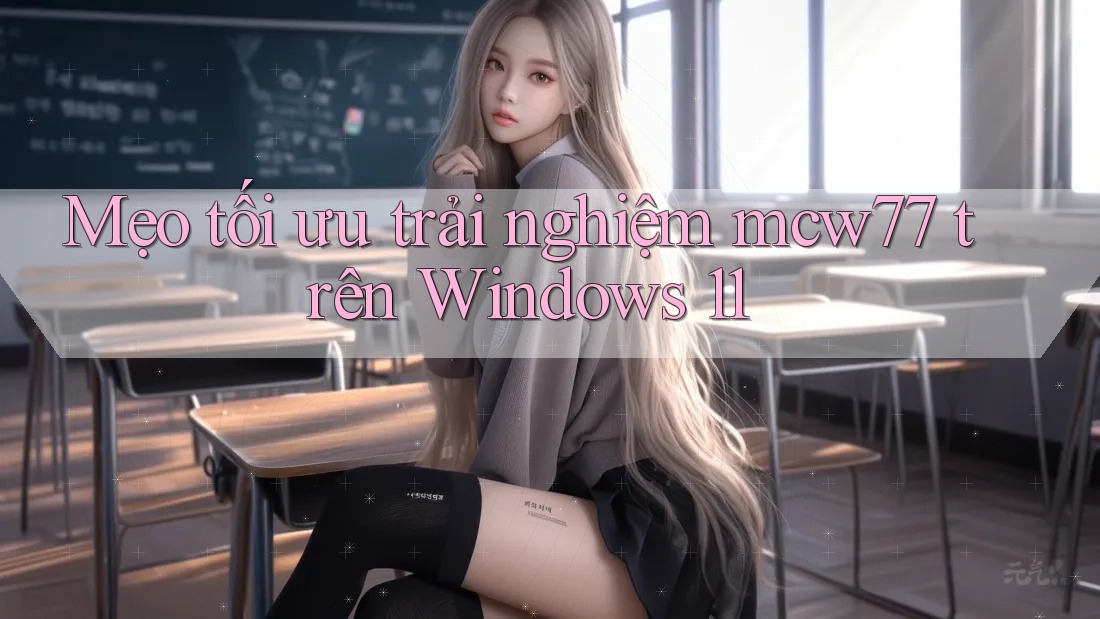 Mẹo tối ưu trải nghiệm mcw77 trên Windows 11