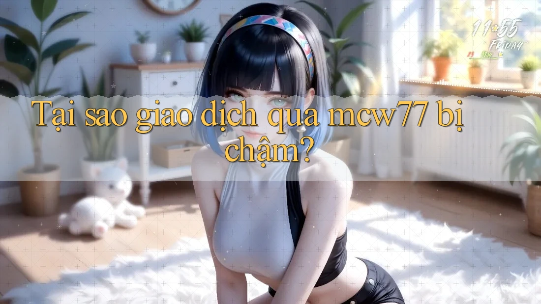 Tại sao giao dịch qua mcw77 bị chậm?