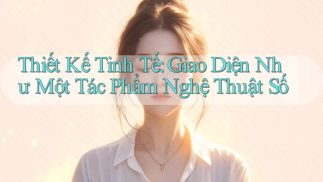 Thiết Kế Tinh Tế: Giao Diện Như Một Tác Phẩm Nghệ Thuật Số Thiết Kế Tinh Tế: Giao Diện Như Một Tác Phẩm Nghệ Thuật Số