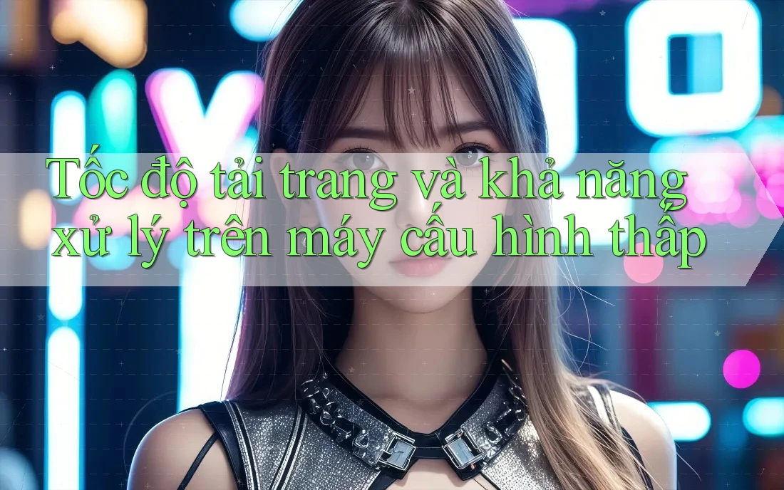 Tốc độ tải trang và khả năng xử lý trên máy cấu hình thấp